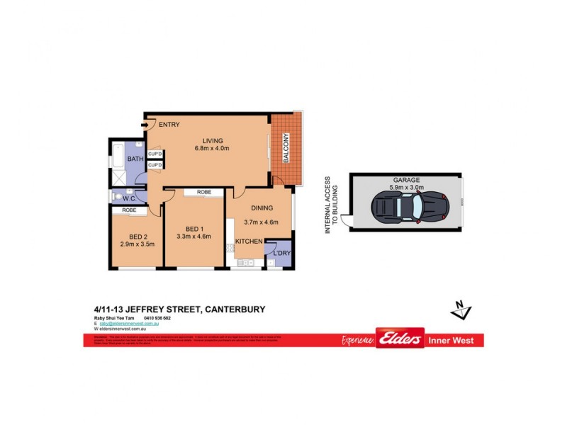 4/11-13 Jeffrey Street, Canterbury NSW 2193 Floorplan