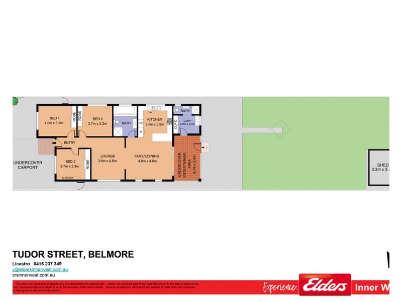 19 Tudor Street, Belmore NSW 2192 Floorplan