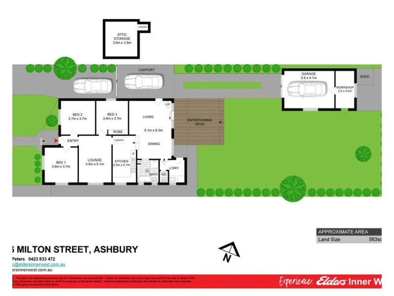 126 Milton Street, Ashbury NSW 2193 Floorplan