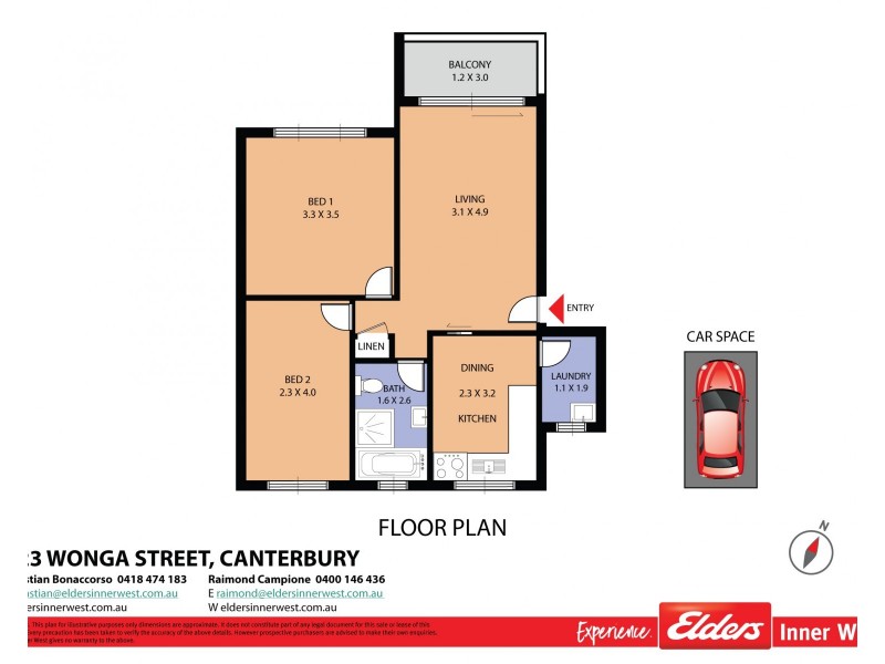 3/23 Wonga Street, Canterbury NSW 2193