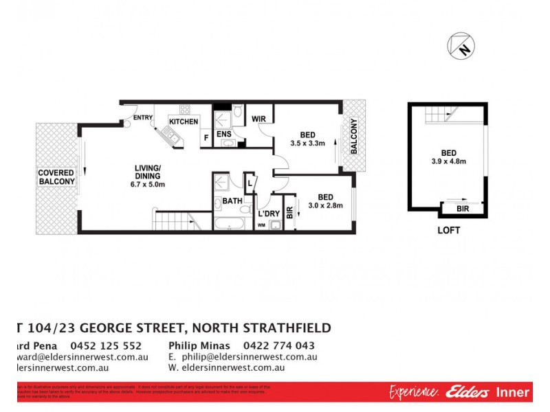104/23 George Street, North Strathfield NSW 2137 Floorplan
