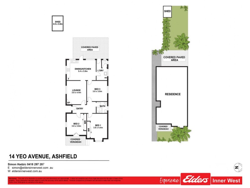 14 Yeo Avenue, Ashfield NSW 2131 Floorplan