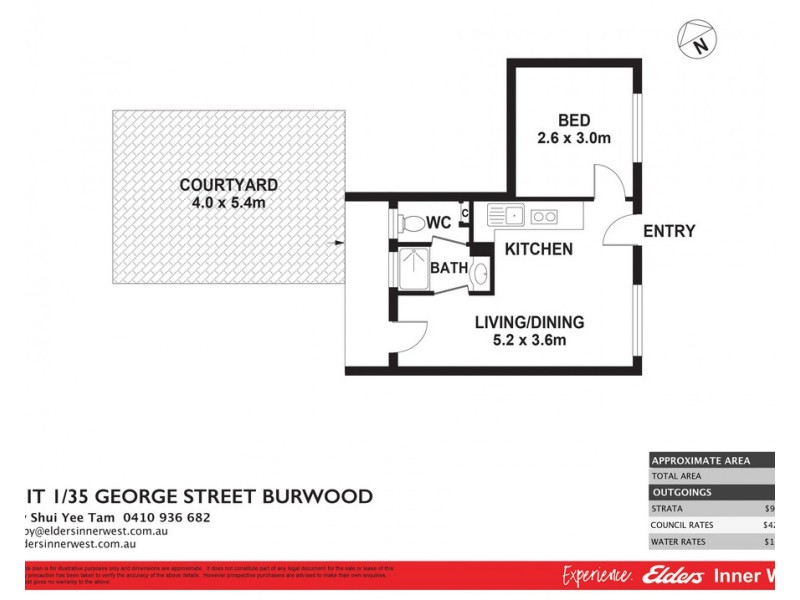 1/35-39 George Street, Burwood NSW 2134 Floorplan