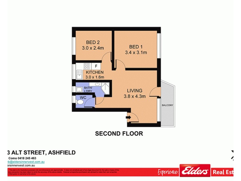 9/33 Alt Street, Ashfield NSW 2131 Floorplan