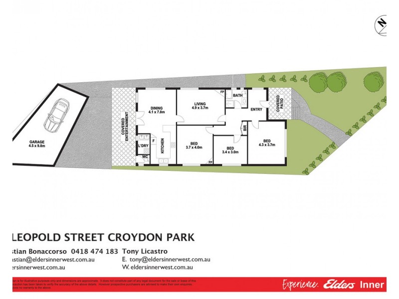 23 Leopold Street, Croydon Park NSW 2133 Floorplan