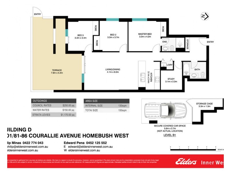 D, G01/81-86 Courallie Ave, Homebush West NSW 2140 Floorplan