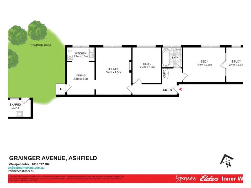 2/8 Grainger Avenue, Ashfield NSW 2131 Floorplan