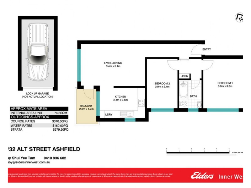 11/32 Alt Street, Ashfield NSW 2131 Floorplan