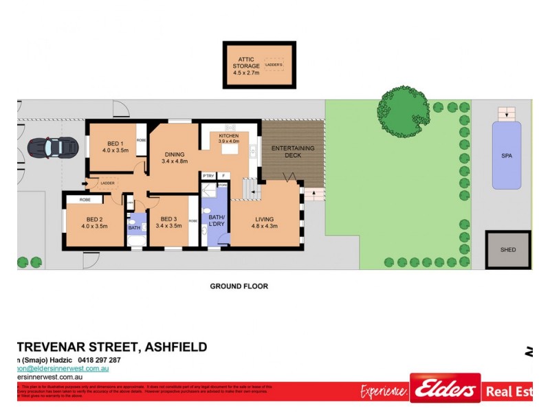 25 Trevenar Street, Ashbury NSW 2193 Floorplan
