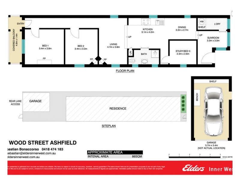 11 Wood Street, Ashfield NSW 2131 Floorplan