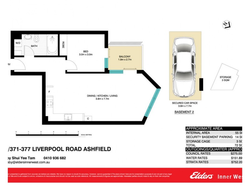 23/371-377 Liverpool Road, Ashfield NSW 2131 Floorplan
