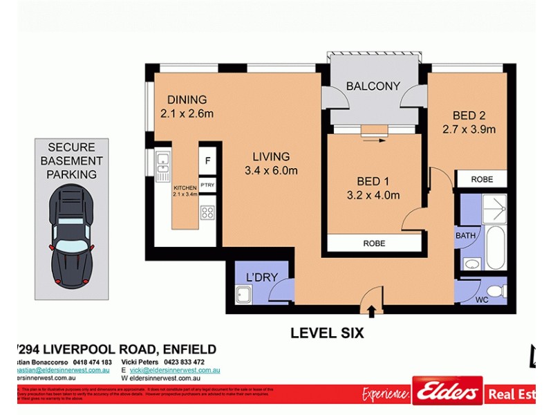 6C/294 Liverpool Road, Enfield NSW 2136 Floorplan