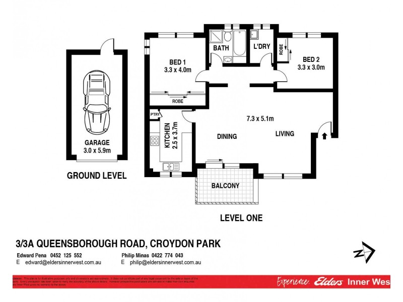3/3A Queensborough Road, Croydon Park NSW 2133 Floorplan
