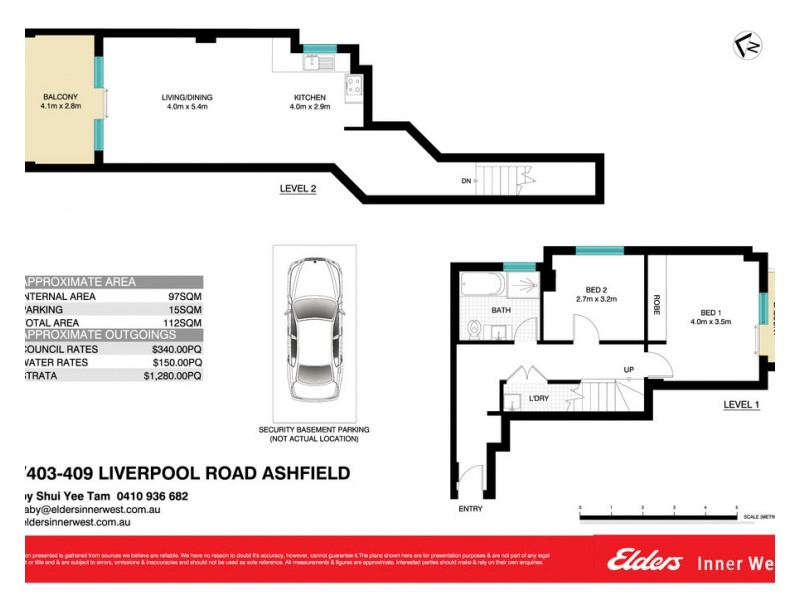 15/403-409 Liverpool Road, Ashfield NSW 2131 Floorplan