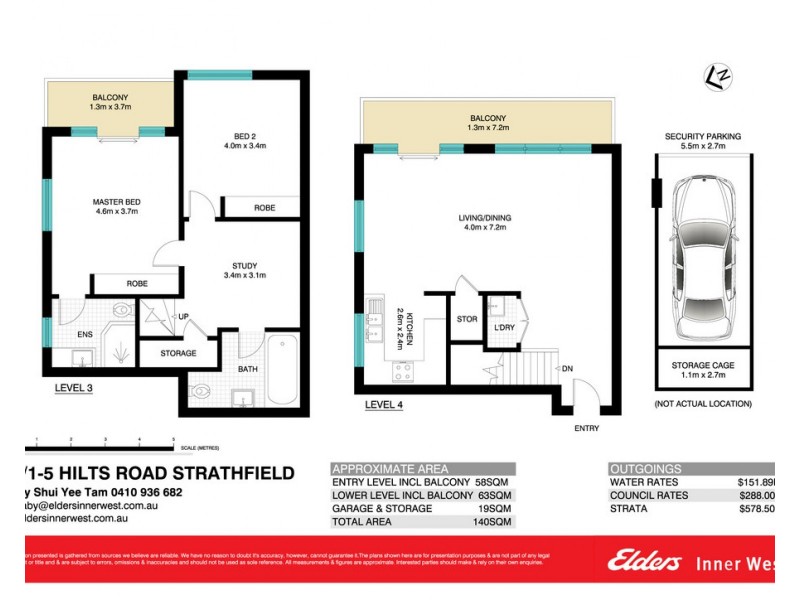 25/1-5 Hilts Road, Strathfield NSW 2135 Floorplan