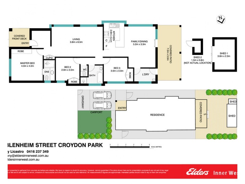 3 Blenheim Street, Croydon Park NSW 2133 Floorplan