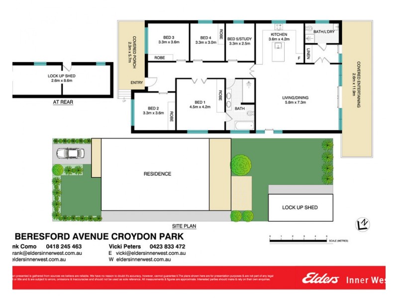 29 Beresford Avenue, Croydon Park NSW 2133 Floorplan