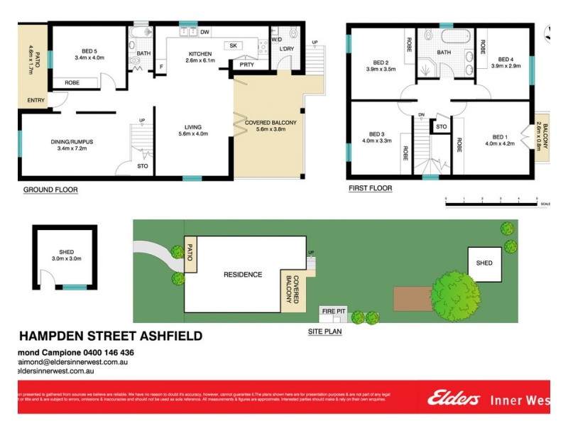 25 Hampden Street, Ashfield NSW 2131 Floorplan