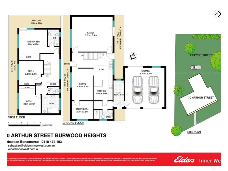 70 Arthur Street, Burwood Heights NSW 2136 Floorplan