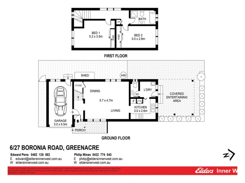 6/27 Boronia Road, Greenacre NSW 2190 Floorplan