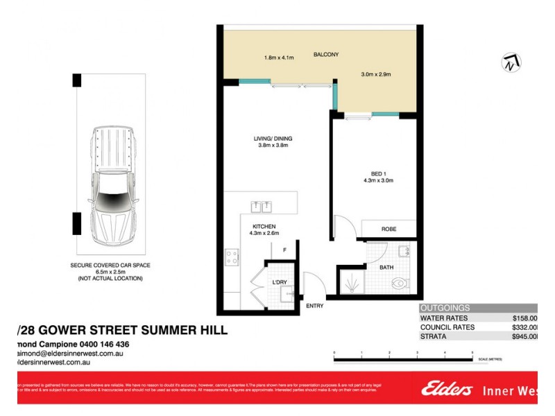 32/28 Gower Street, Summer Hill NSW 2130 Floorplan