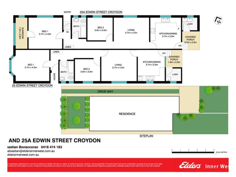 25 and 25A Edwin Street, Croydon NSW 2132 Floorplan