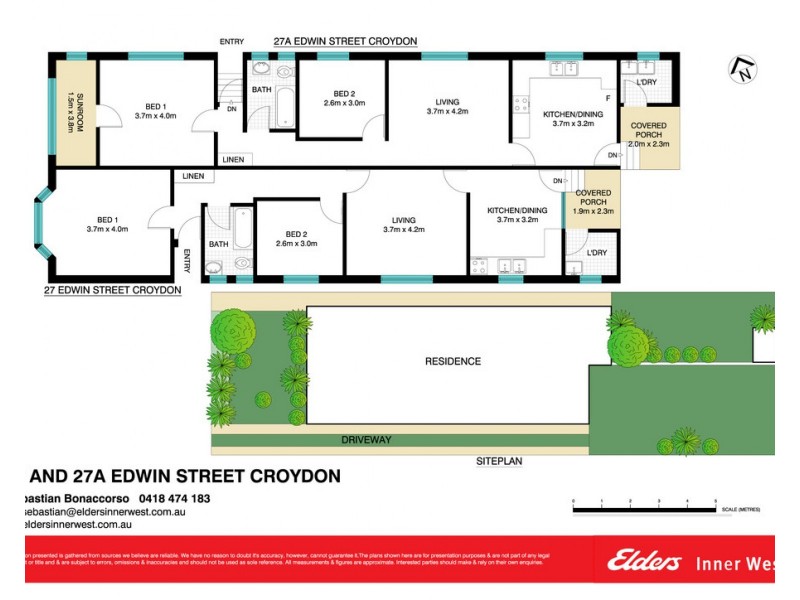 27 and 27A Edwin Street, Croydon NSW 2132 Floorplan