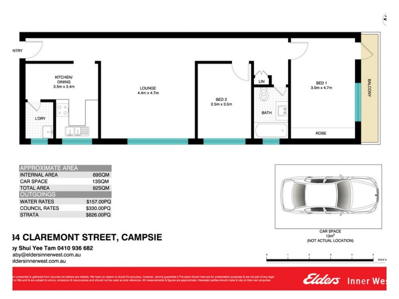 5/34 Claremont Street, Campsie NSW 2194 Floorplan