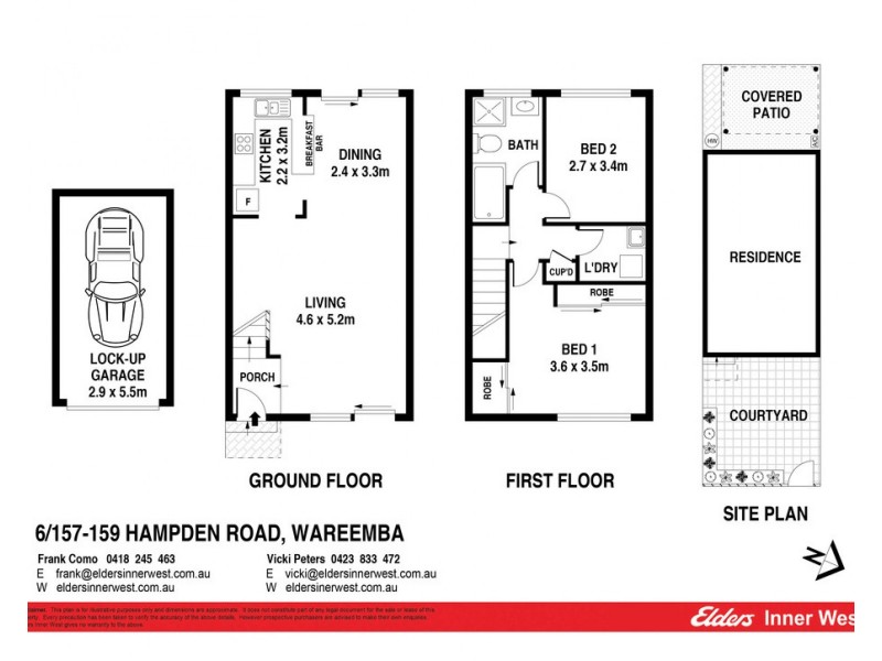 6/157-159 Hampden Road, Wareemba NSW 2046 Floorplan