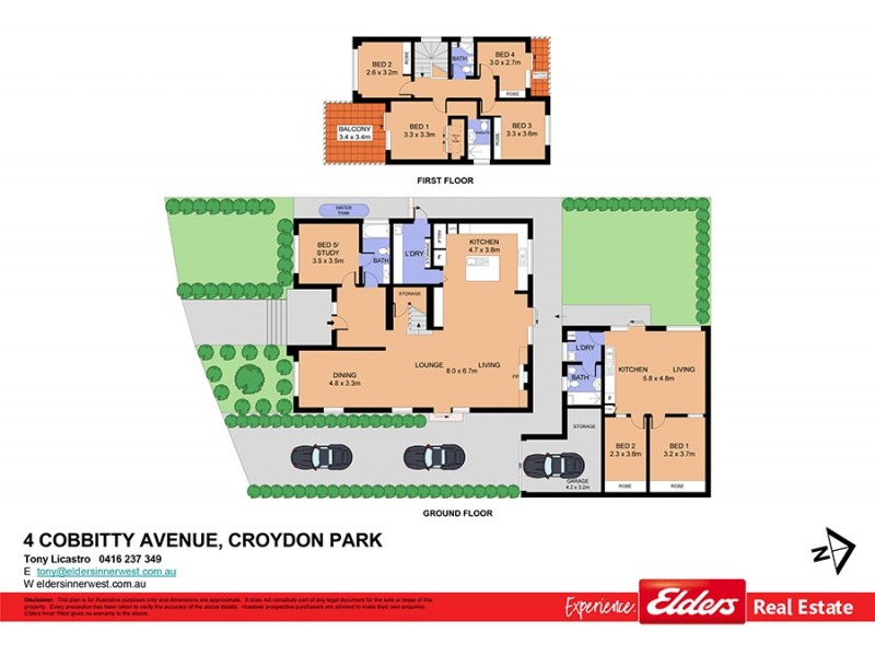 4 Cobbitty Avenue, Croydon Park NSW 2133 Floorplan