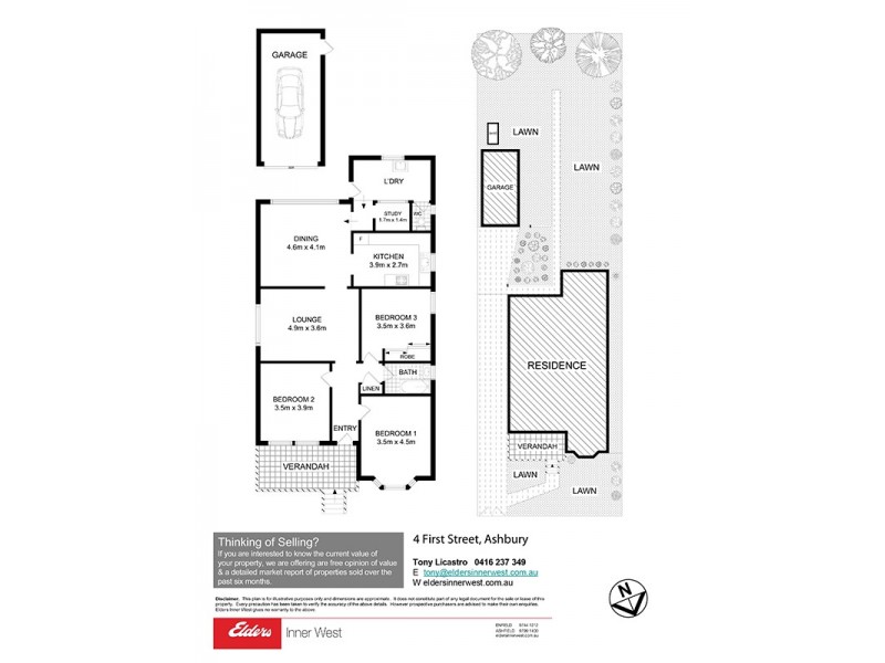 4 First Street, Ashbury NSW 2193 Floorplan