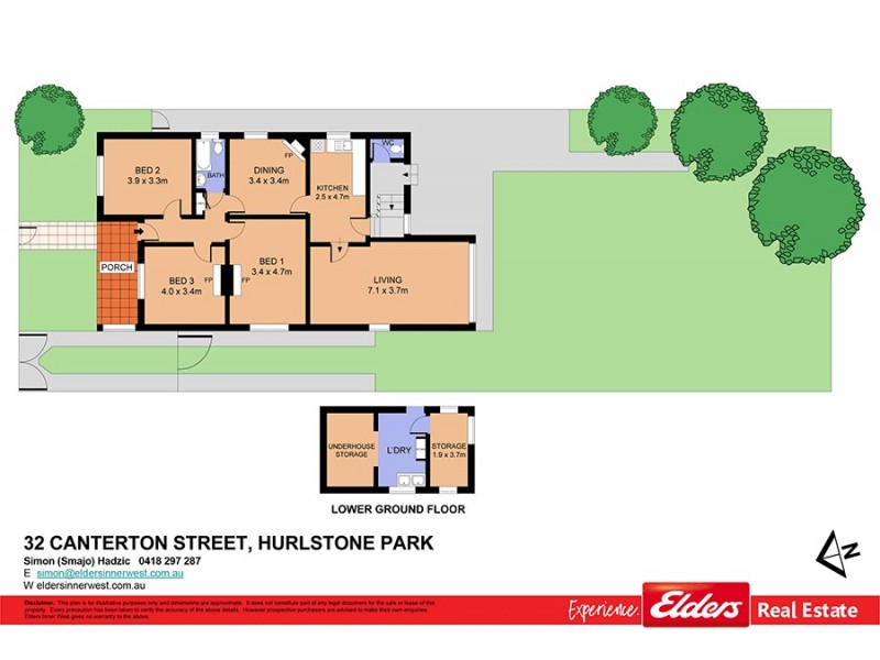 32 Canterton Street, Hurlstone Park NSW 2193 Floorplan