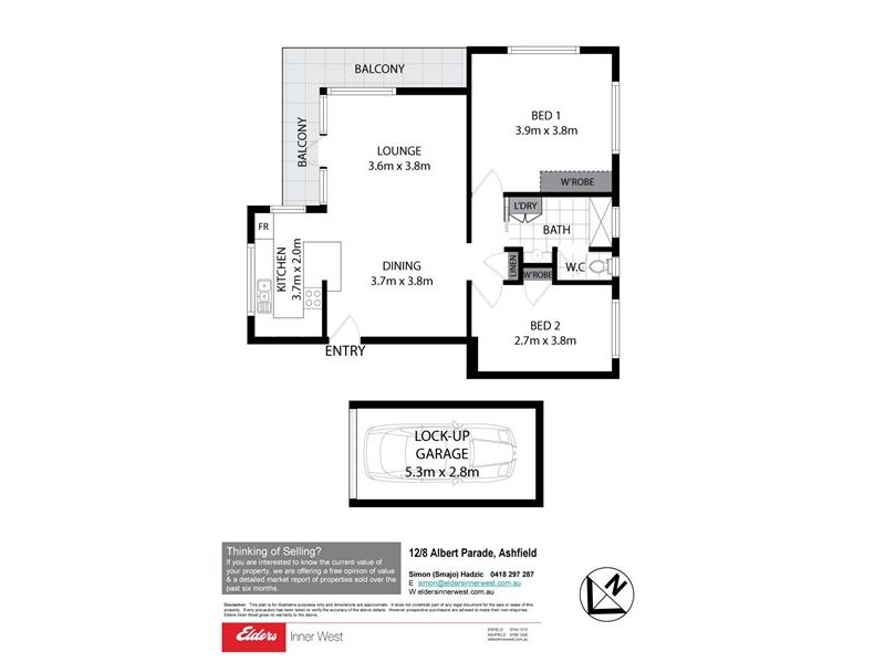 12/8 Albert Parade, Ashfield NSW 2131