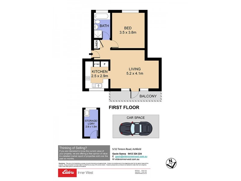 5/32 Tintern Road, Ashfield NSW 2131 Floorplan
