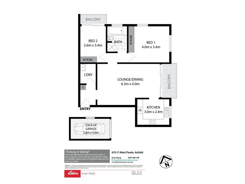 6/15-17 Albert Parade, Ashfield NSW 2131