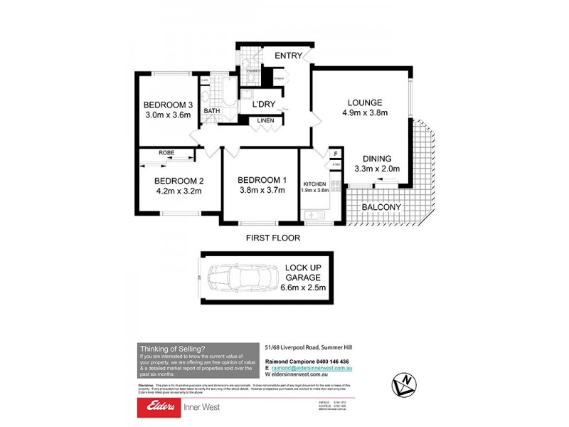 51/68 Liverpool Road, Summer Hill NSW 2130 Floorplan