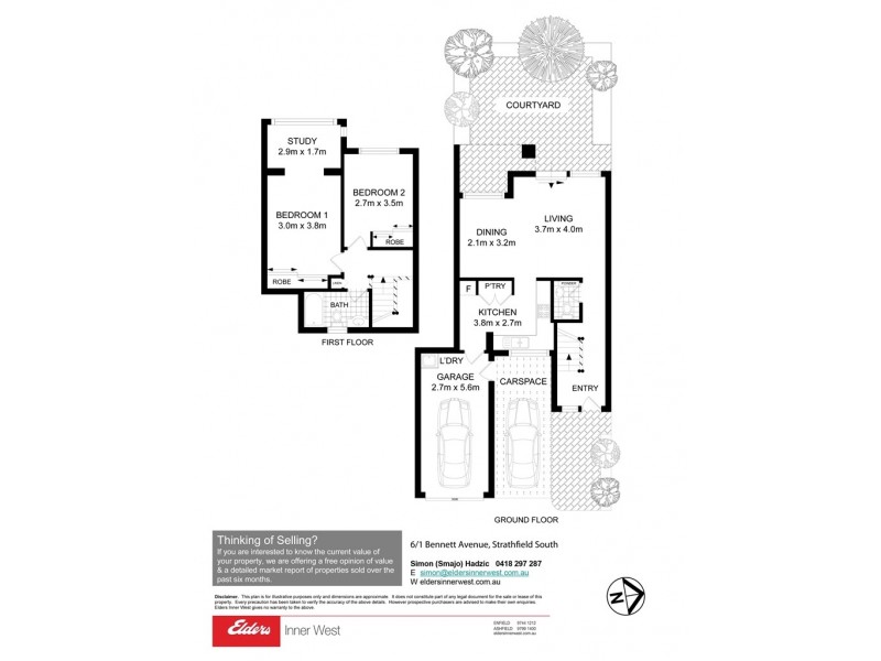 6/1 Bennett Avenue, Strathfield South NSW 2136 Floorplan