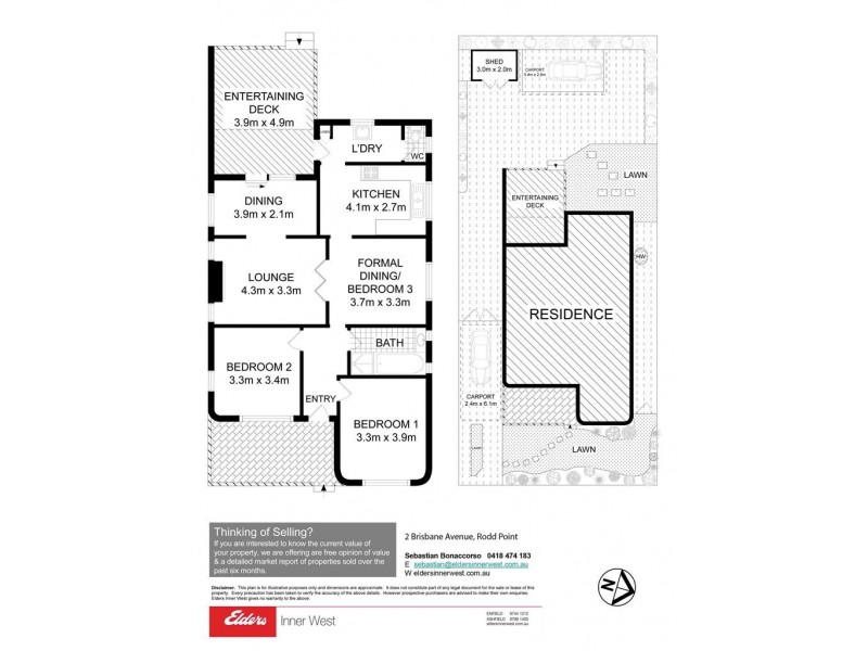 2 Brisbane Avenue, Rodd Point NSW 2046