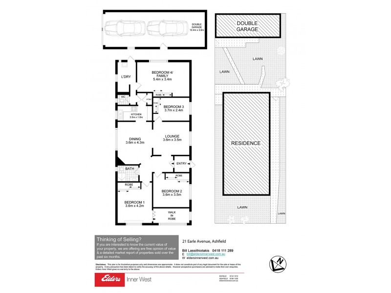 21 Earle Avenue, Ashfield NSW 2131 Floorplan