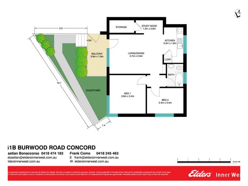 1/51B Burwood Road, Concord NSW 2137 Floorplan