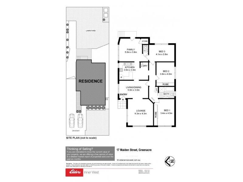 17 Maiden Street, Greenacre NSW 2190 Floorplan
