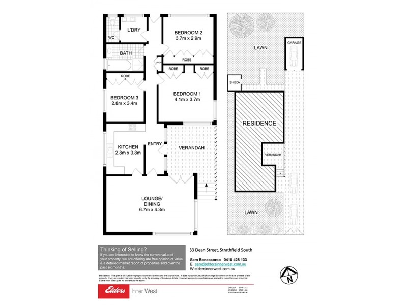 33 Dean Street, Strathfield South NSW 2136 Floorplan