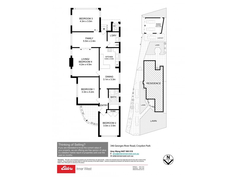 346 Georges River Road, Croydon Park NSW 2133 Floorplan