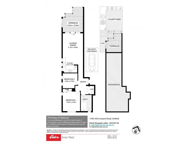 1/403-409 Liverpool Road, Ashfield NSW 2131 Floorplan