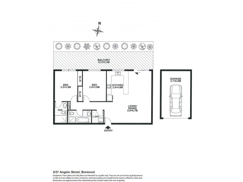 3/37 Angelo Street, Burwood NSW 2134