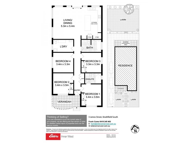 3 James Street, Strathfield South NSW 2136 Floorplan