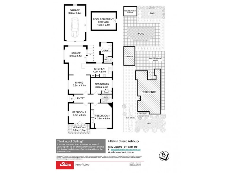 4 Kelvin Street, Ashbury NSW 2193 Floorplan