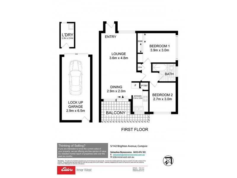 5/142-146 Brighton Avenue, Campsie NSW 2194 Floorplan