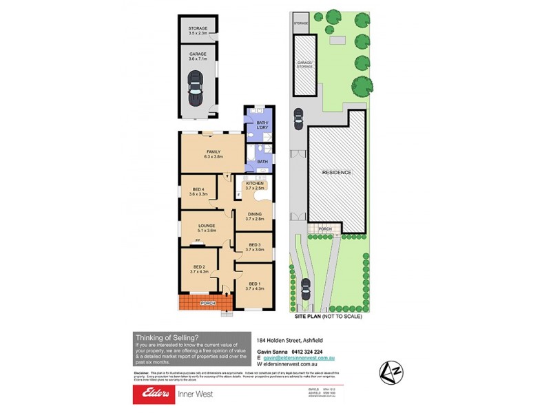 184 Holden Street, Ashfield NSW 2131 Floorplan