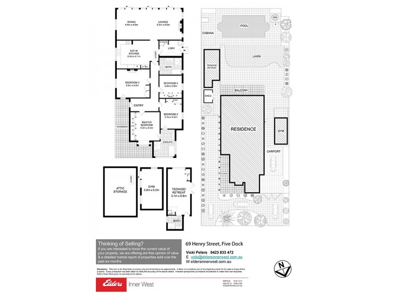 69 Henry Street, Five Dock NSW 2046 Floorplan